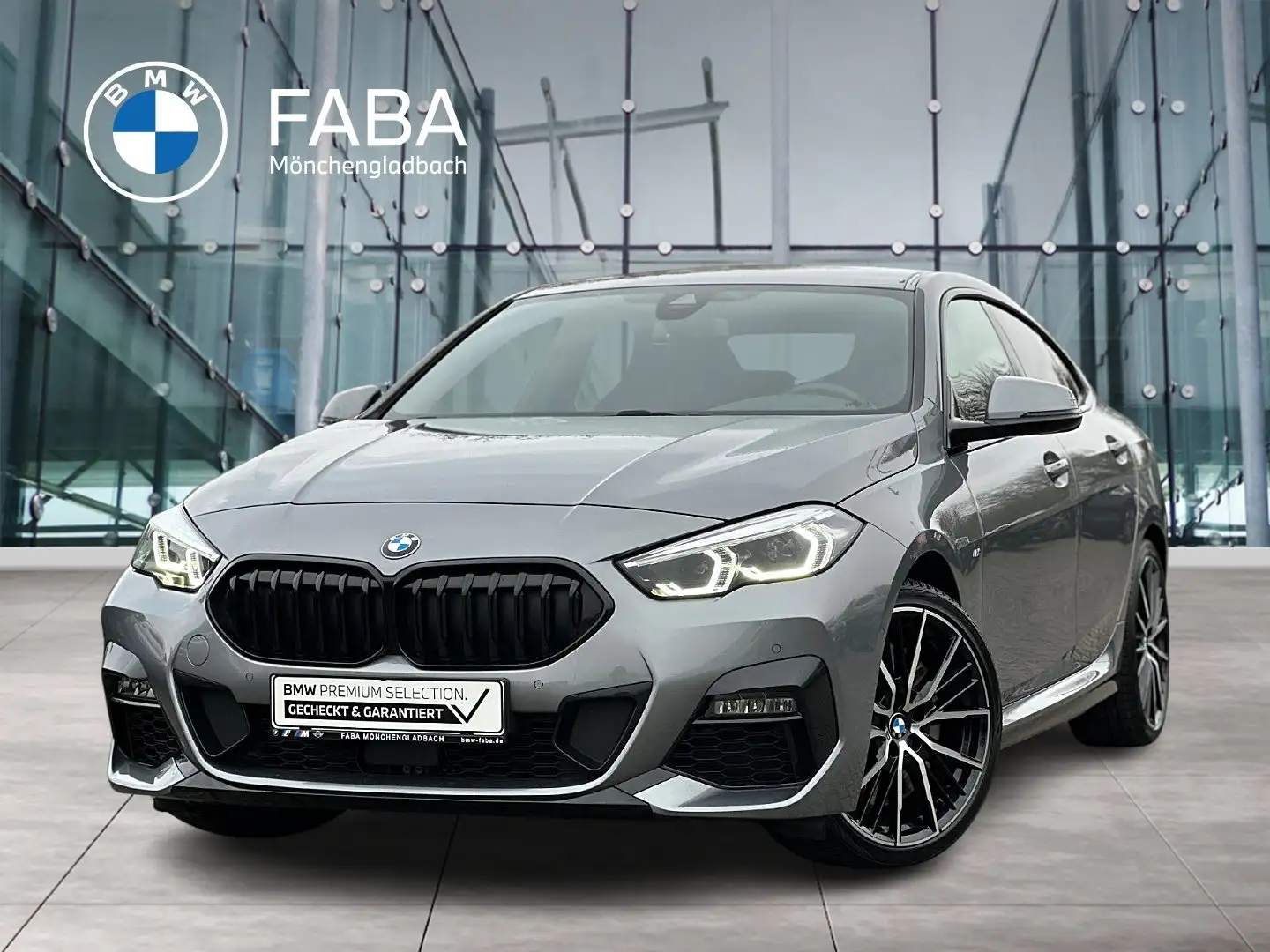 BMW 218 i Gran Coupé M Sport HK HiFi DAB WLAN RFK Grau - 1