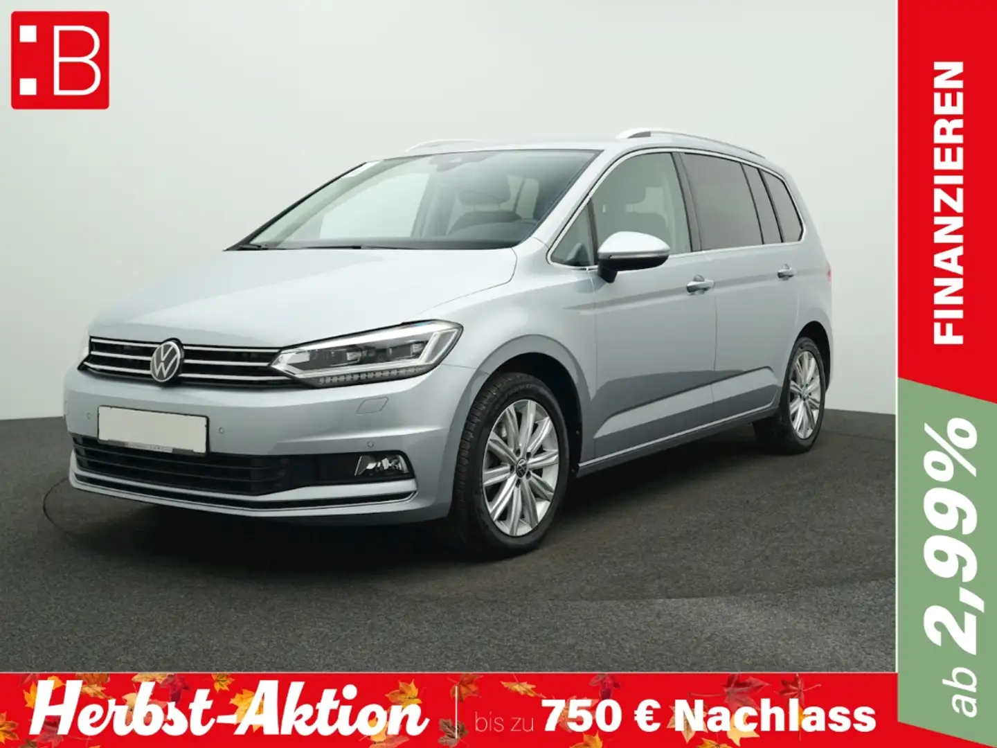 Volkswagen Touran 1.5 TSI DSG Highline AHK LED DIG.COCKPIT Silber - 1