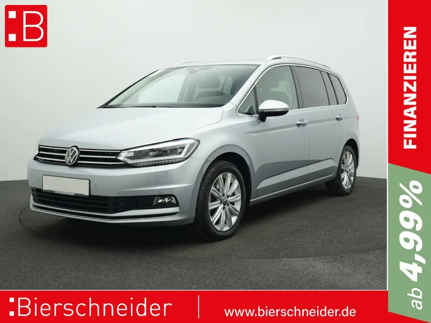 Volkswagen Touran 1.5 TSI DSG Highline AHK LED DIG.COCKPIT Silber - 1