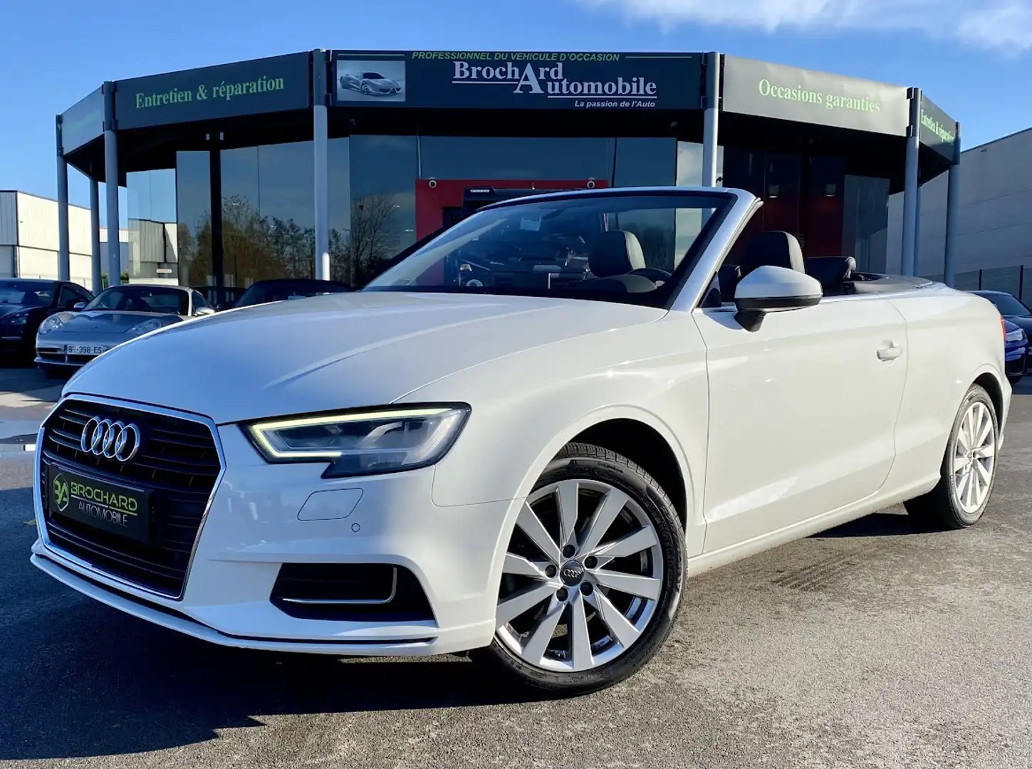 Audi A3 Cabriolet / 1.4 TFSI 115 CH S-Tronic 7 / Design Blanc - 1