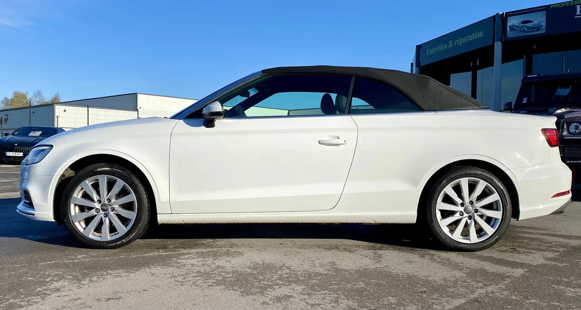 Audi A3 Cabriolet / 1.4 TFSI 115 CH S-Tronic 7 / Design Blanc - 2