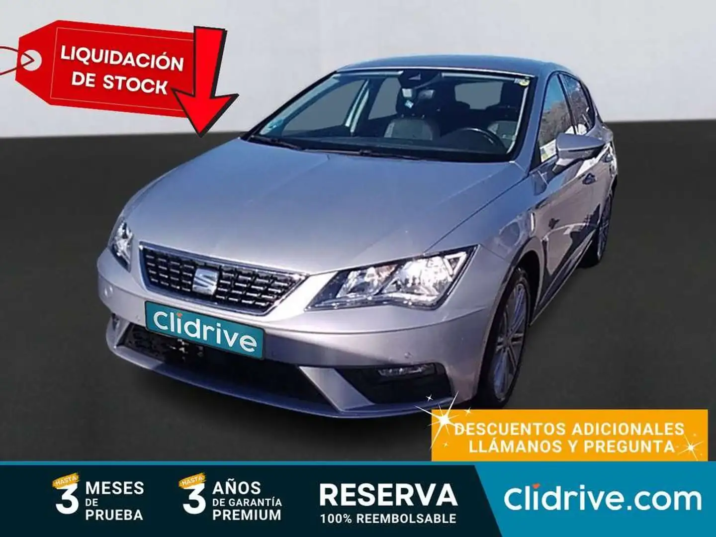 SEAT Leon 1.5 TGI GNC S&S Xcellence DSG7 130 Gris - 1