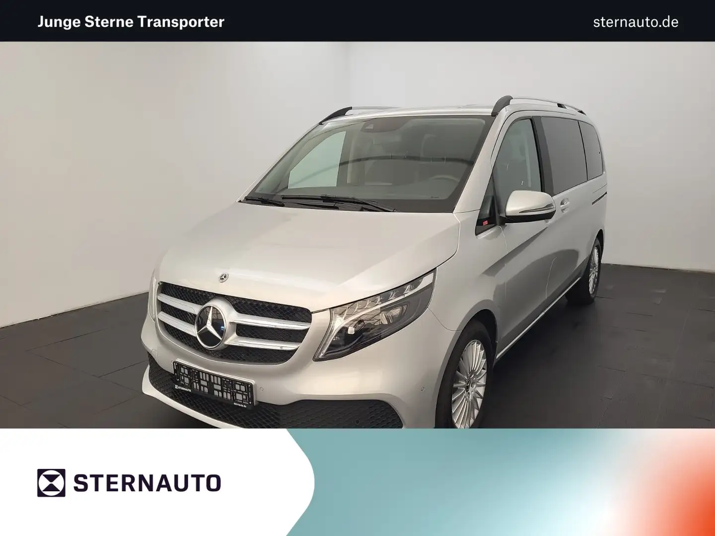 Mercedes-Benz V 220 V 220 d ED/K Automatik DISTR. Navi LED AHK Argent - 1