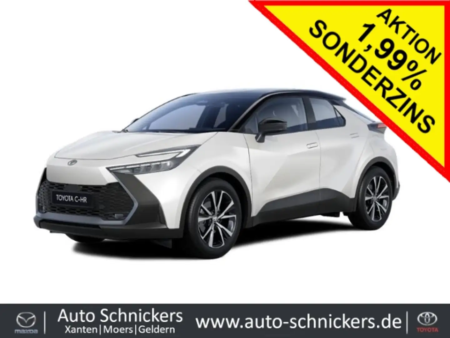 Toyota C-HR PLUGIN+HYBRID+TEAM-D+TEC-PAKET+NAV+AKTION Weiß - 1