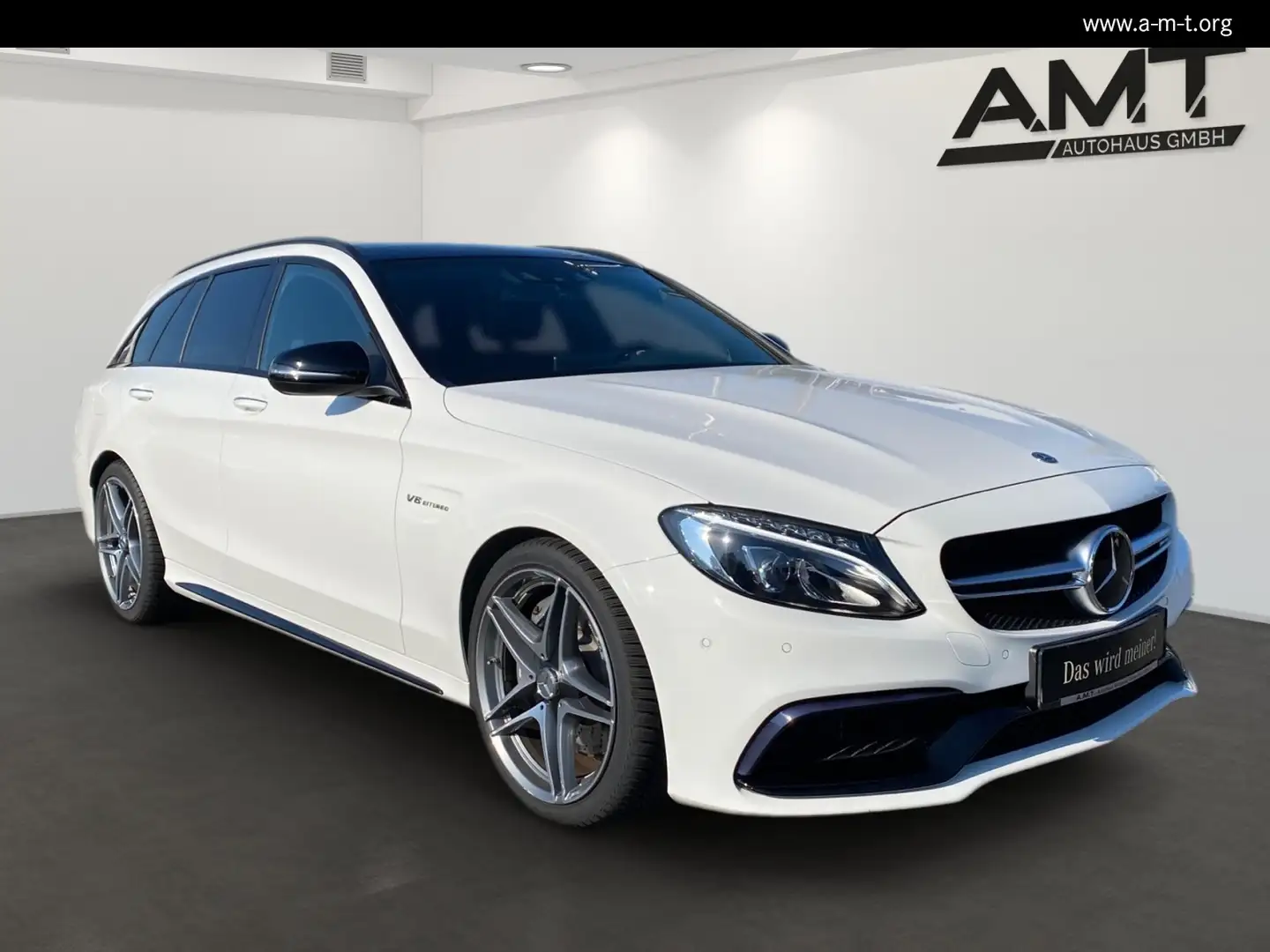 Mercedes-Benz C 63 AMG AMG C 63 T Pano+Distronic+Sound+AGA+Keyless+19" Blanc - 2