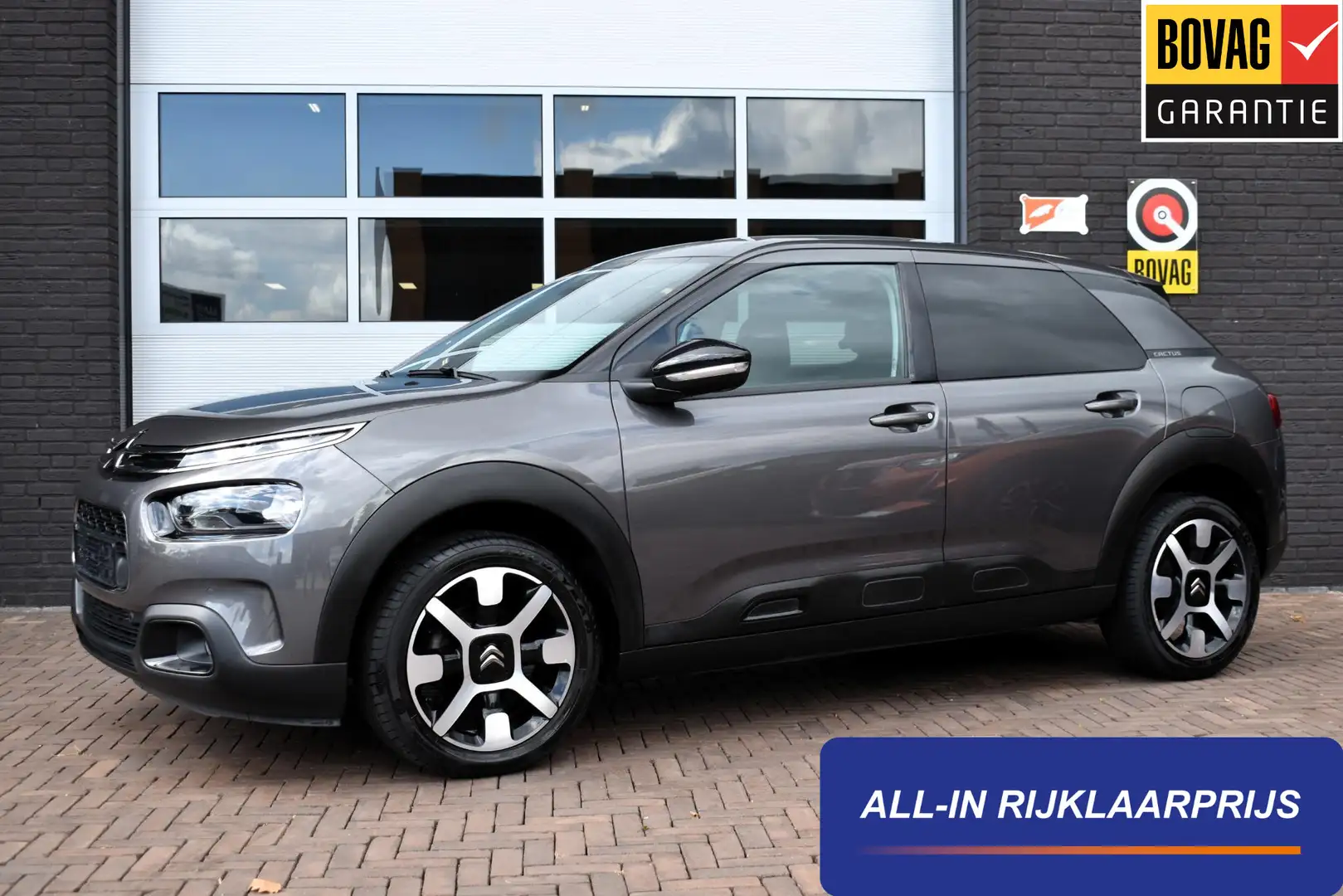 Citroen C4 Cactus 1.2 PureTech 110 PK Shine | Panodak | Navi | Camer Grijs - 1