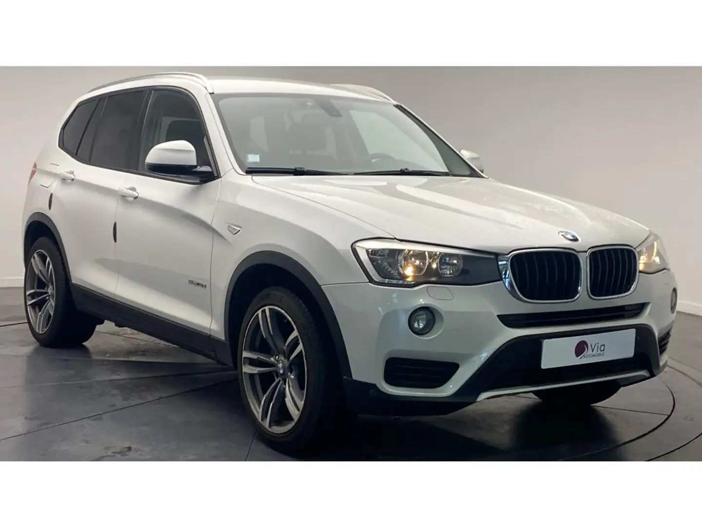 BMW X3 18 d 143 Lounge / RADAR Blanc - 2