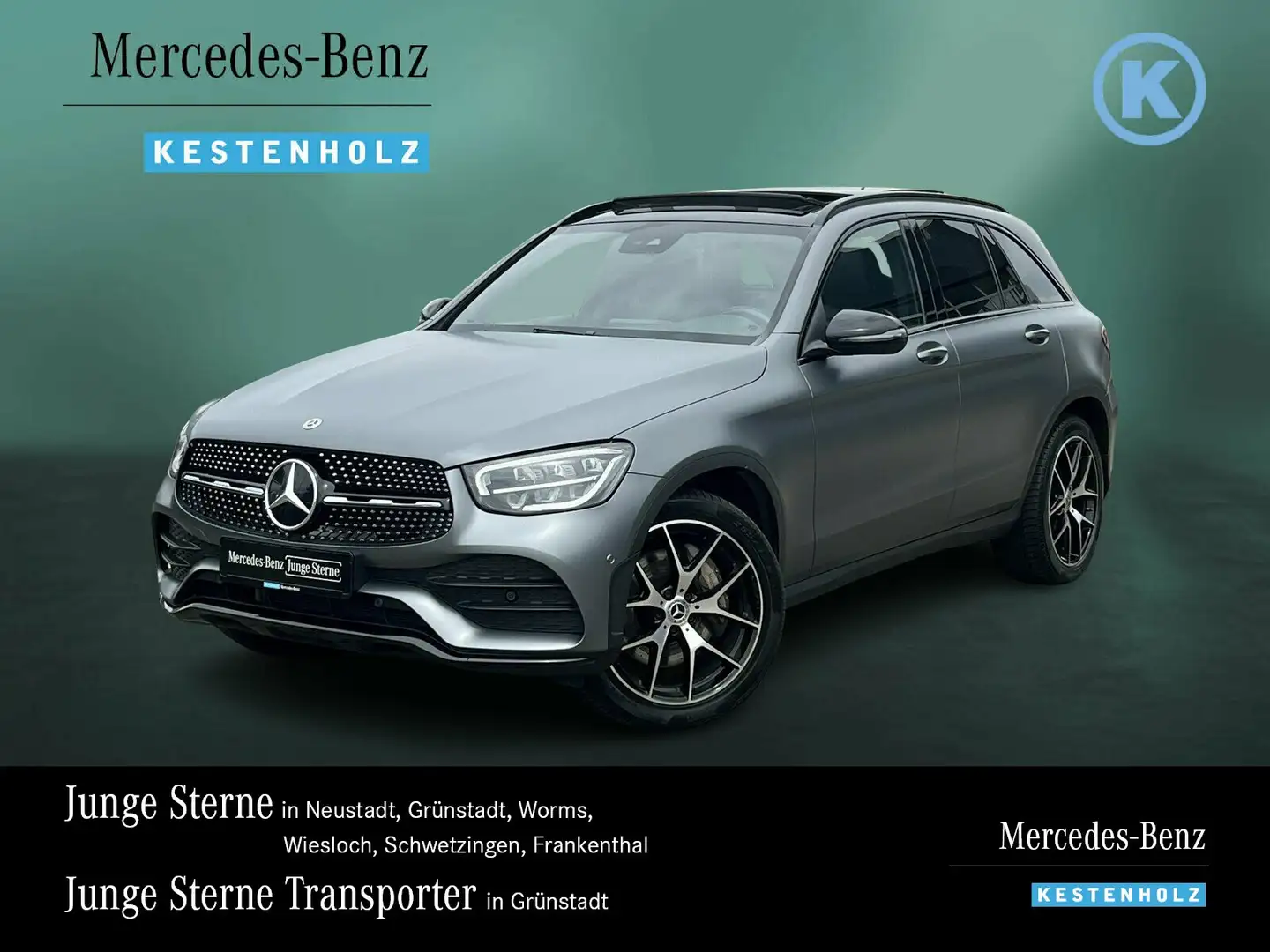 Mercedes-Benz GLC 400 GLC 400 d 4M AMG+NIGHT+MAGNO+PANO+KAM+AMBI+EASYP Grau - 1