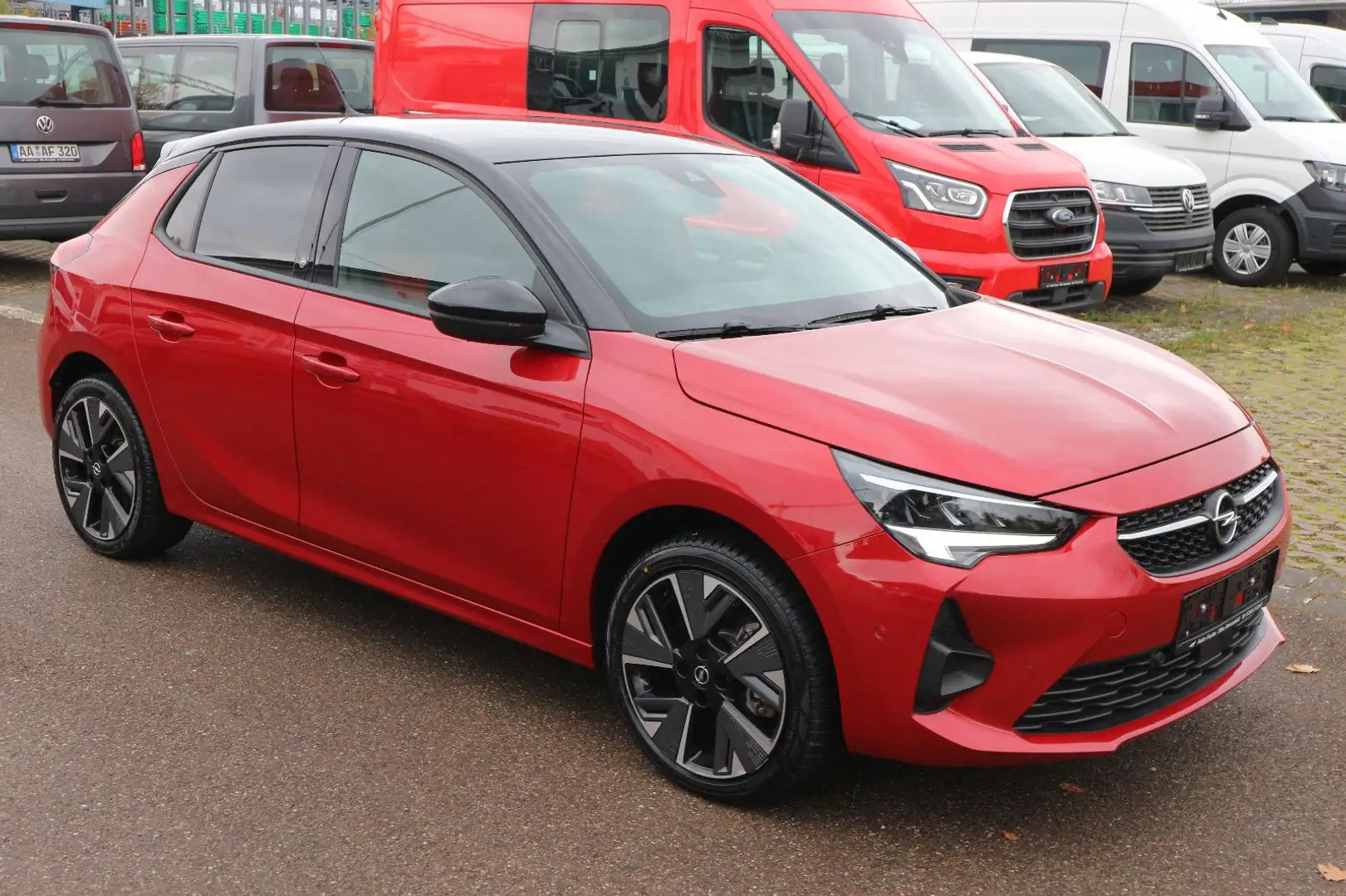 Opel Corsa -e GS Line Teilleder LED KAMERA SHZ NAVI Rojo - 2