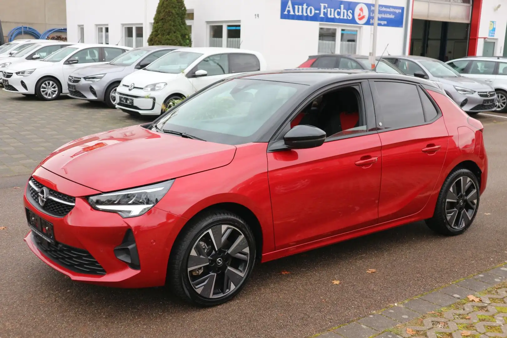 Opel Corsa -e GS Line Teilleder LED KAMERA SHZ NAVI Rojo - 1