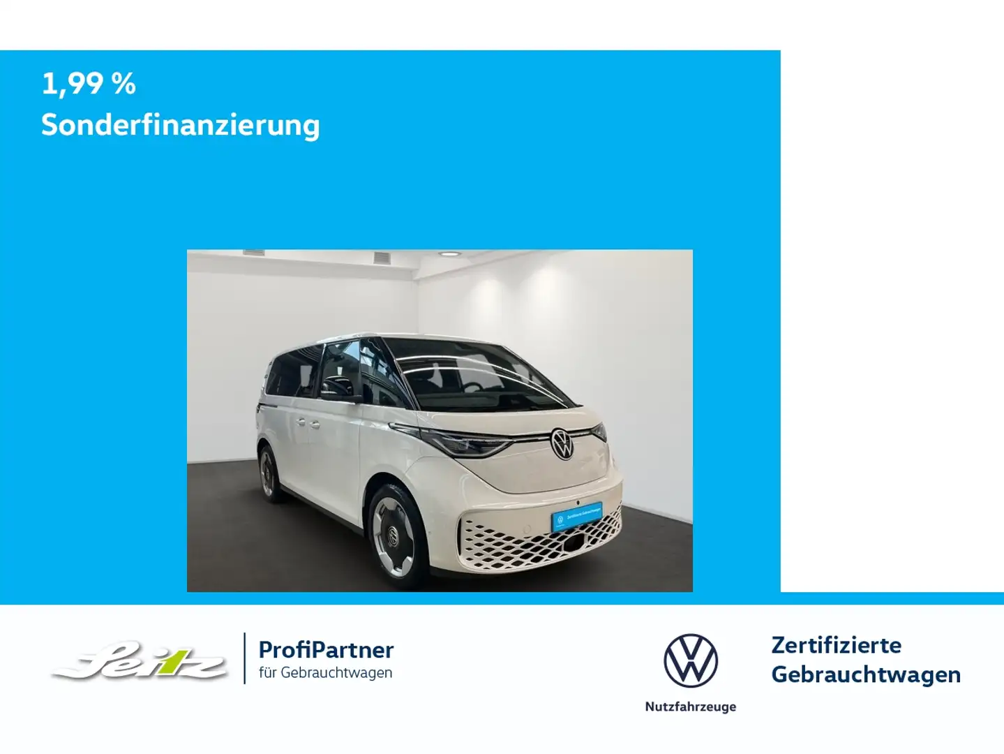 Volkswagen ID. Buzz ID.Buzz KR Pro *AHK*MATRIX*KAMERA* Blanco - 1