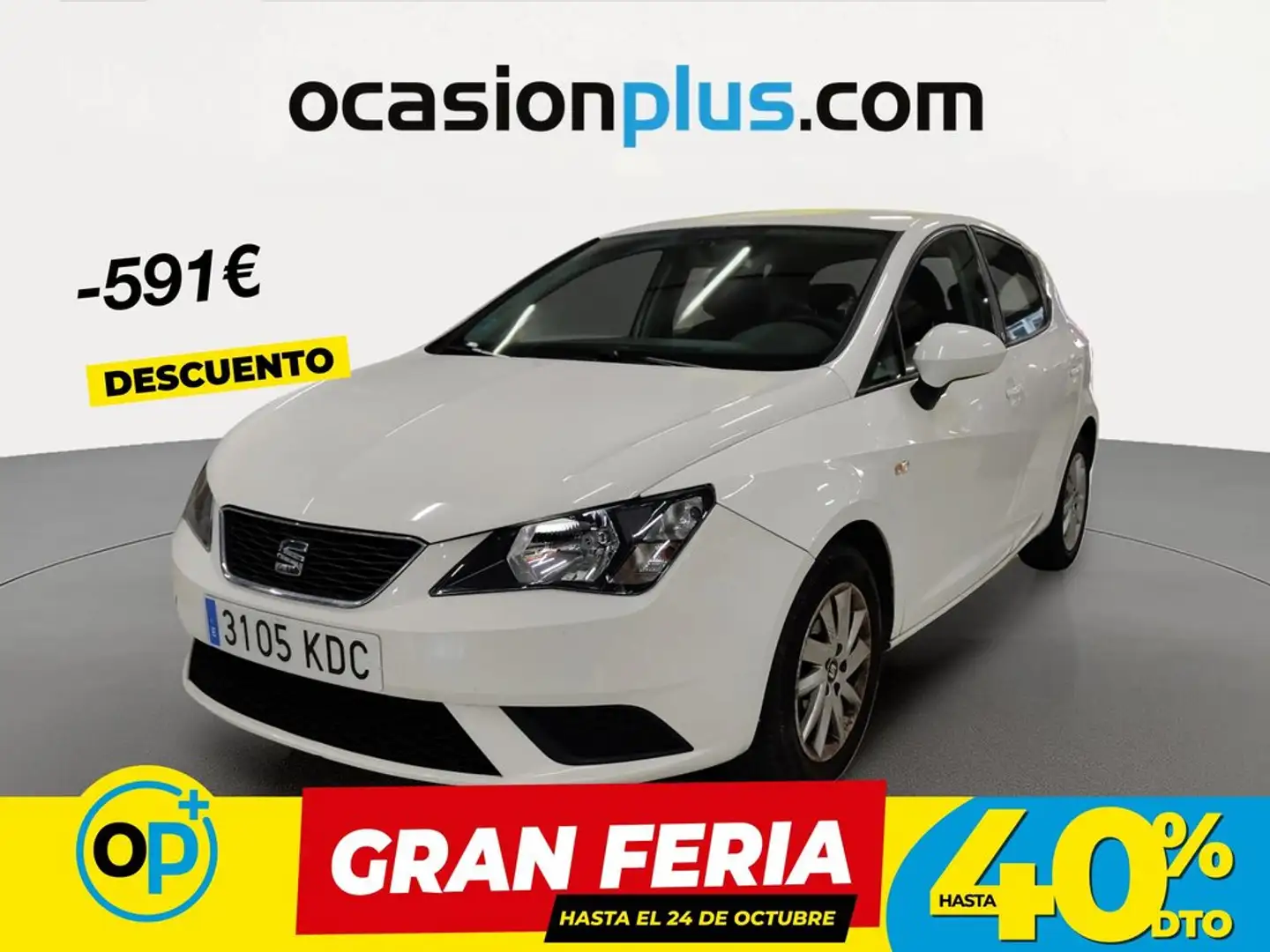 SEAT Ibiza 1.0 S&S Full Connect 75 Blanco - 1