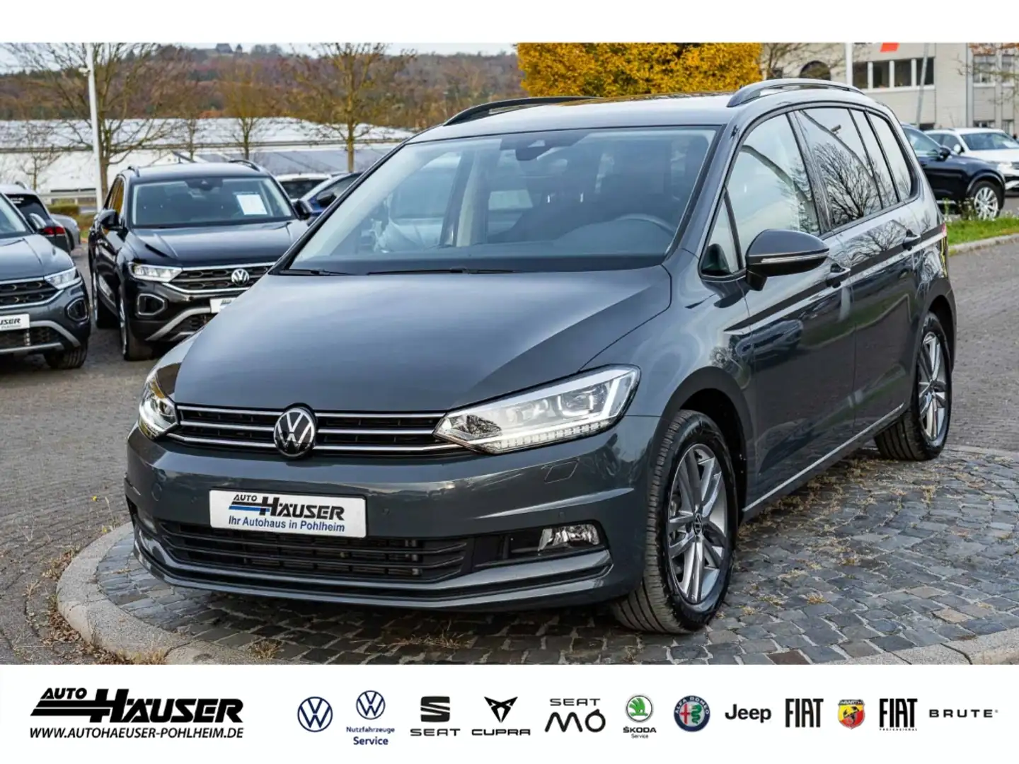 Volkswagen Touran Comfortline 1.5 TSI DSG 7-SITZER EL. HECKKL. NAVI Grau - 1