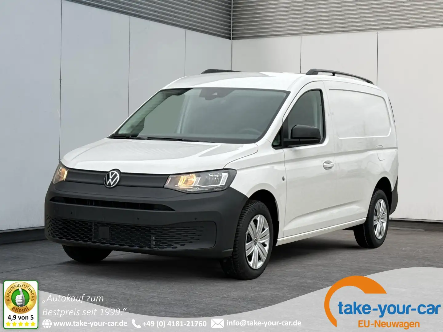 Volkswagen Caddy Cargo Maxi PDC+KAMERA+KLIMA+SHZ+GJR 2.0 TDI 75 ... Weiß - 1