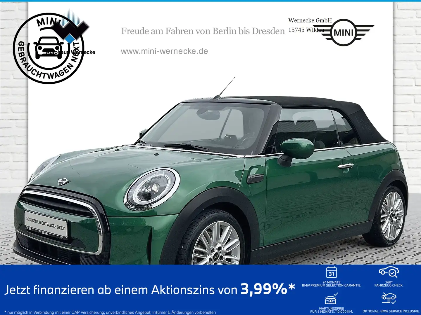 MINI Cooper Cabrio Cooper Cabrio DAB LED Komfortzg. Tempomat Shz Grün - 1