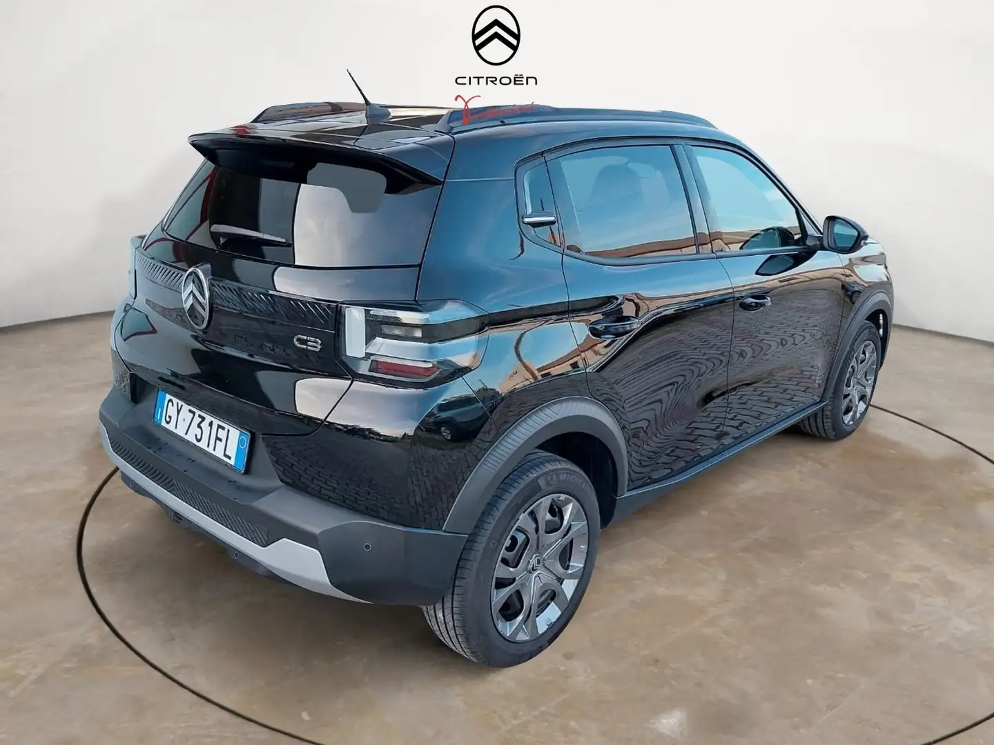 Citroen C3 1.2 100cv E6D Max / NAVI + TELECAMERA Nero - 2