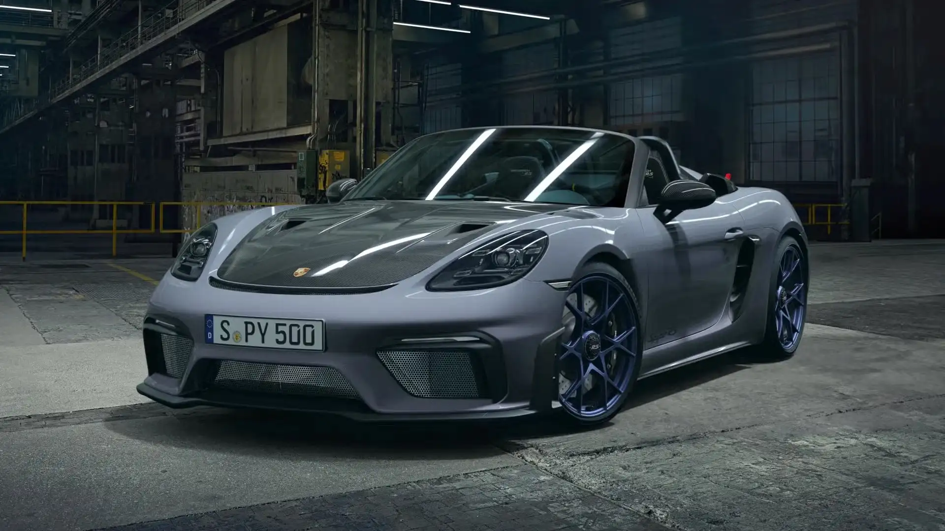 Porsche 718 Spyder RS 4.0 pdk 500CV - PRONTA CONSEGNA - WEISSACH Grigio - 1