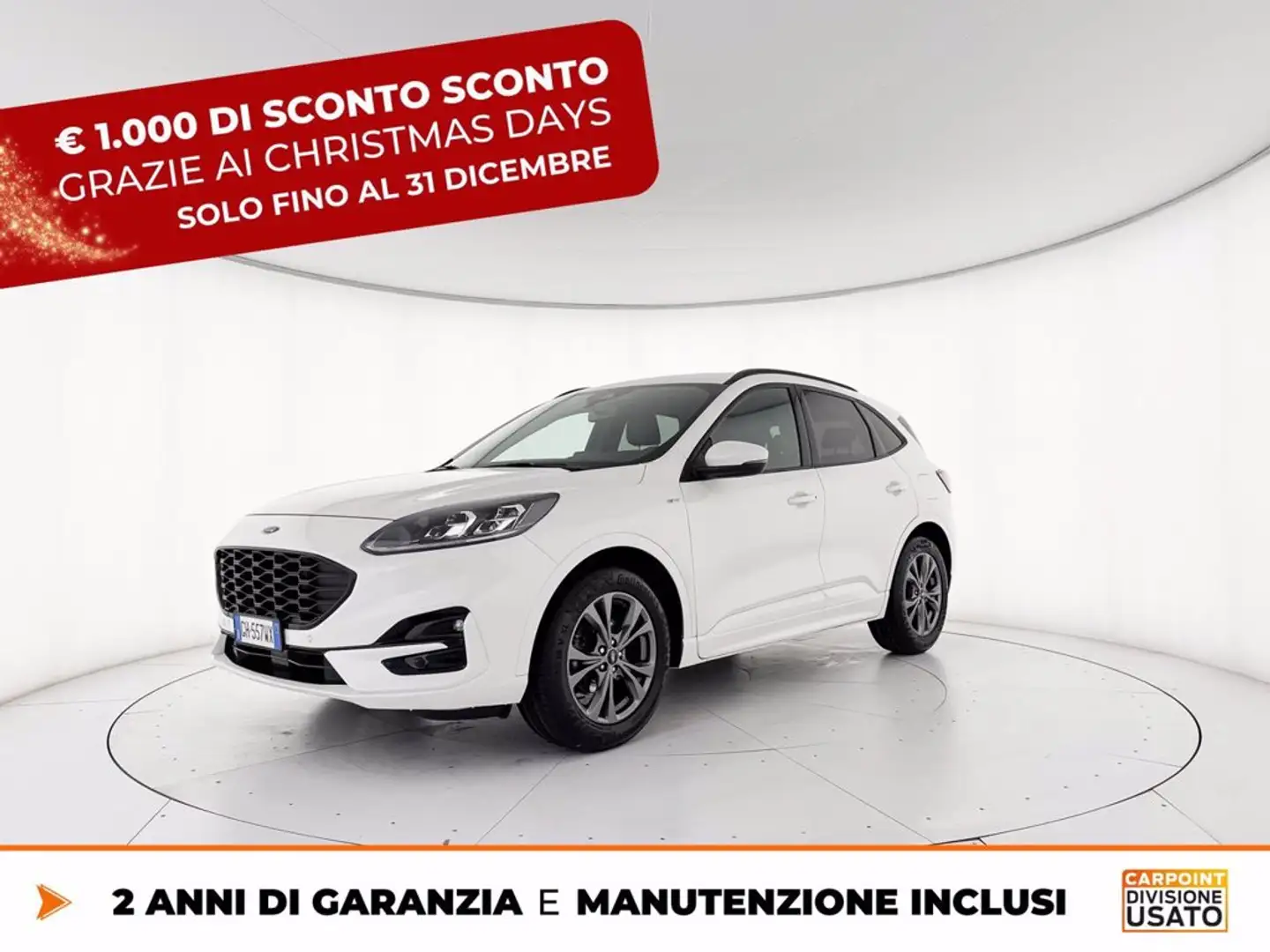 Ford Kuga 1.5 ecoblue st-line x 2wd 120cv auto Bianco - 1