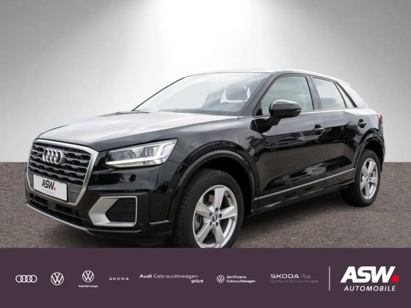 Audi Q2 Sport 40TFSI quatt Stron LED Nav PDC PANO AHK Schwarz - 1