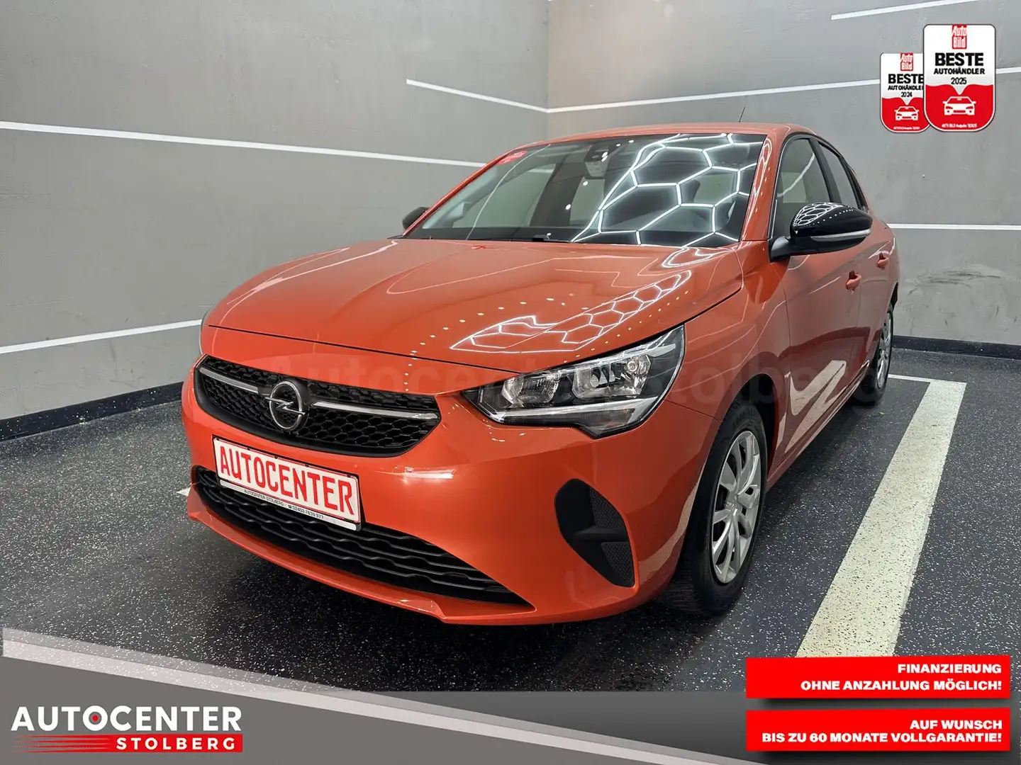 Opel Corsa Edition " CAM-SITZH-MULTI-TEMPO" Orange - 1