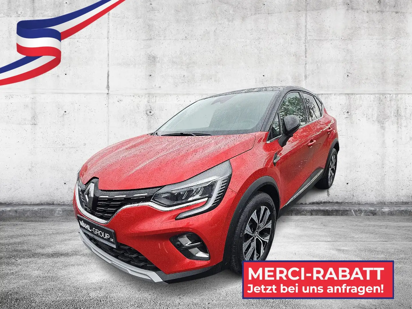 Renault Captur techno TCe 140 Automatik, NAVI,RFK Rouge - 1