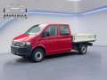 Volkswagen T6 Transporter Pritsche Doppelkabine*NAV*KLIMA* Rot - thumbnail 2