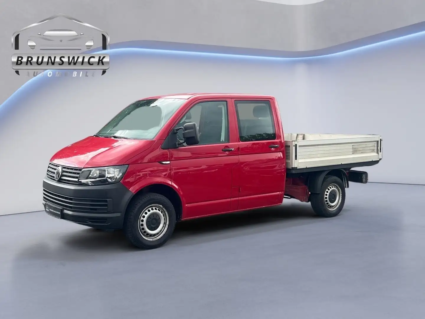 Volkswagen T6 Transporter Pritsche Doppelkabine*NAV*KLIMA* Rot - 2