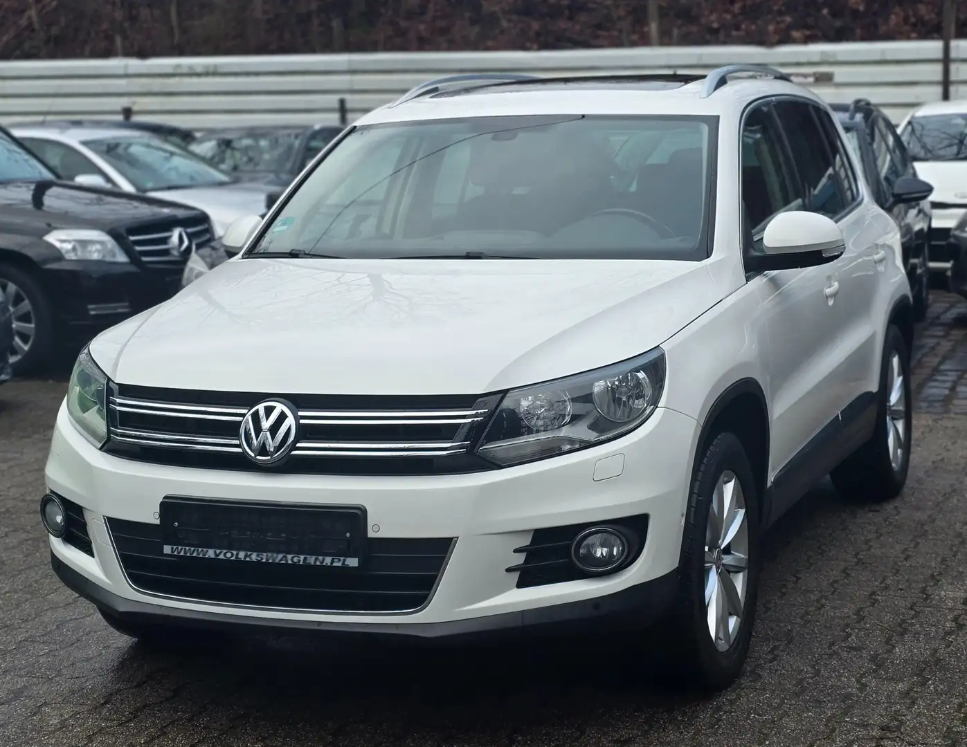Volkswagen Tiguan Sport,Euro 5,P-Dach, Top Zustand. Weiß - 1