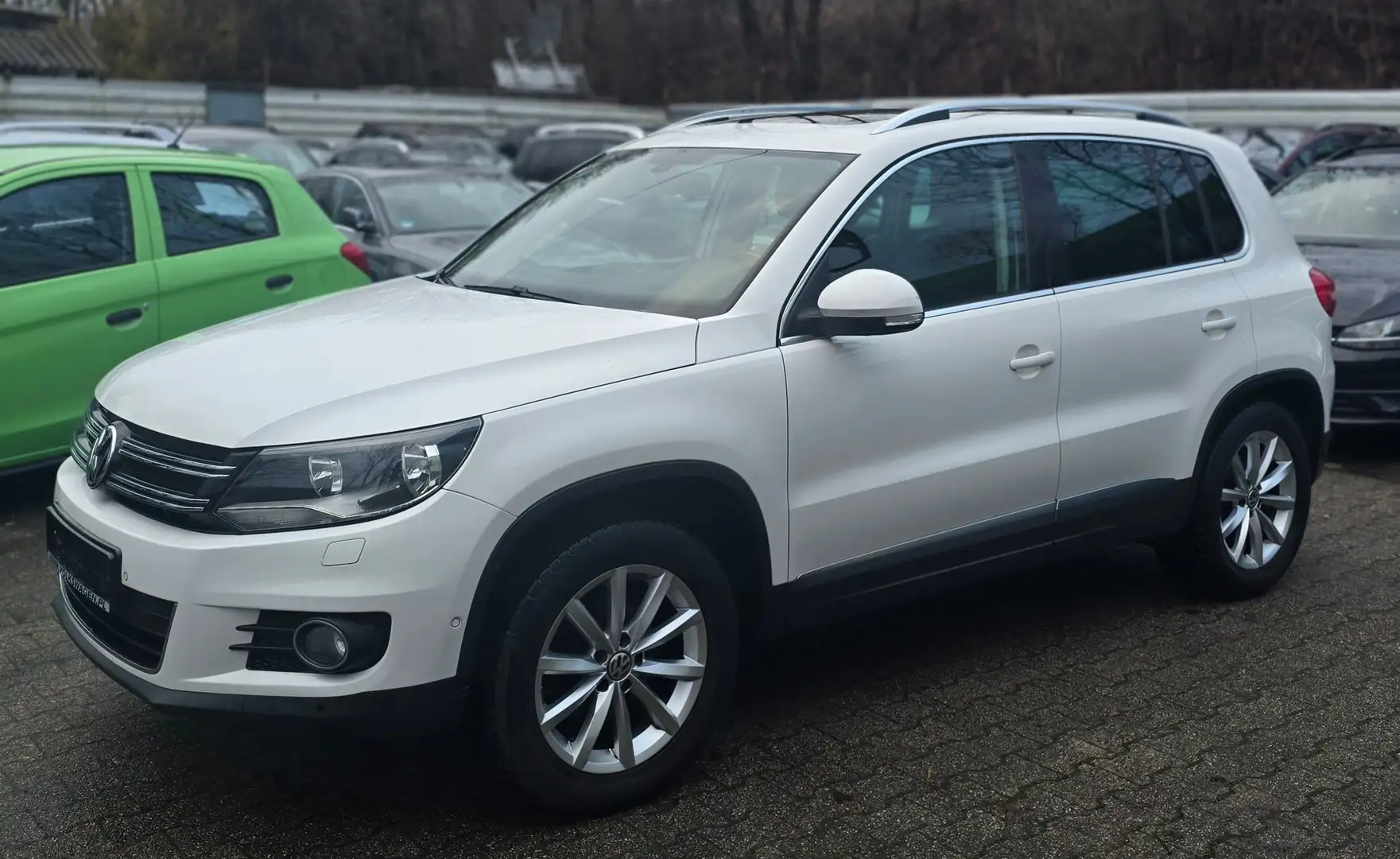 Volkswagen Tiguan Sport,Euro 5,P-Dach, Top Zustand. Weiß - 2