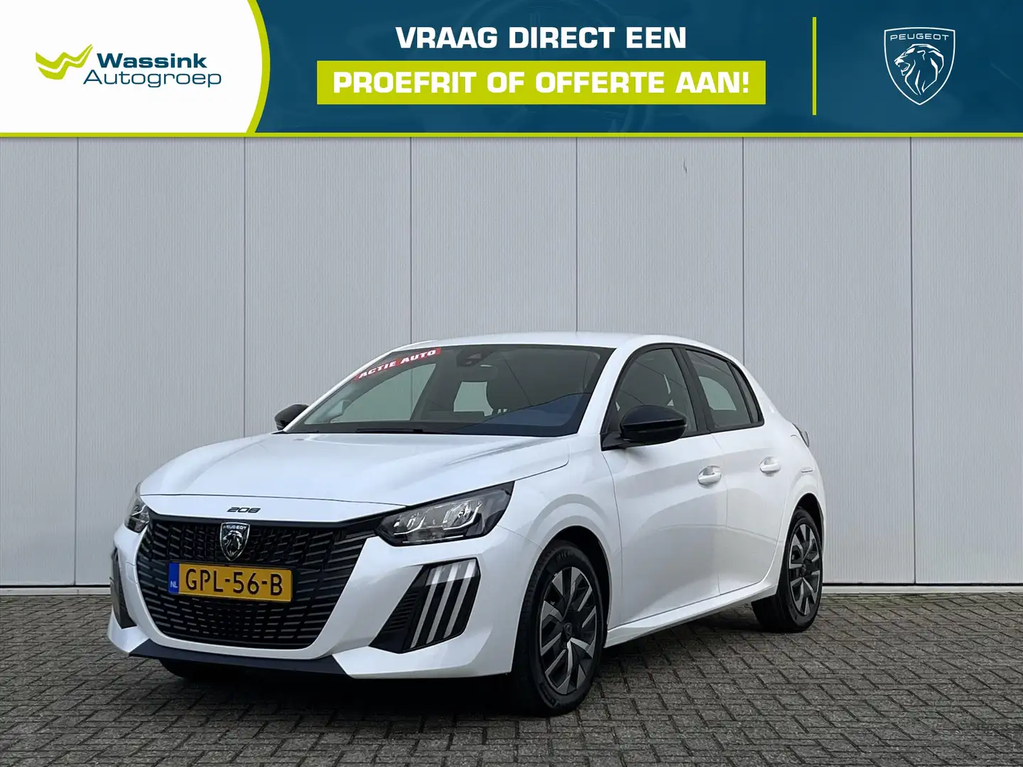 Peugeot 208 1.2 PureTech 75pk Style | Navigatie | Cruise contr Wit - 1