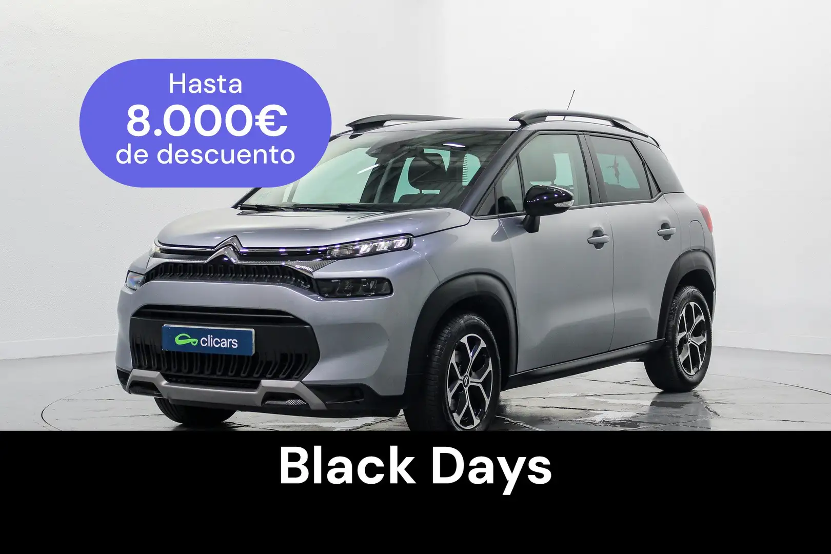 Citroen C3 Aircross Puretech S&S Plus 110 Argent - 1