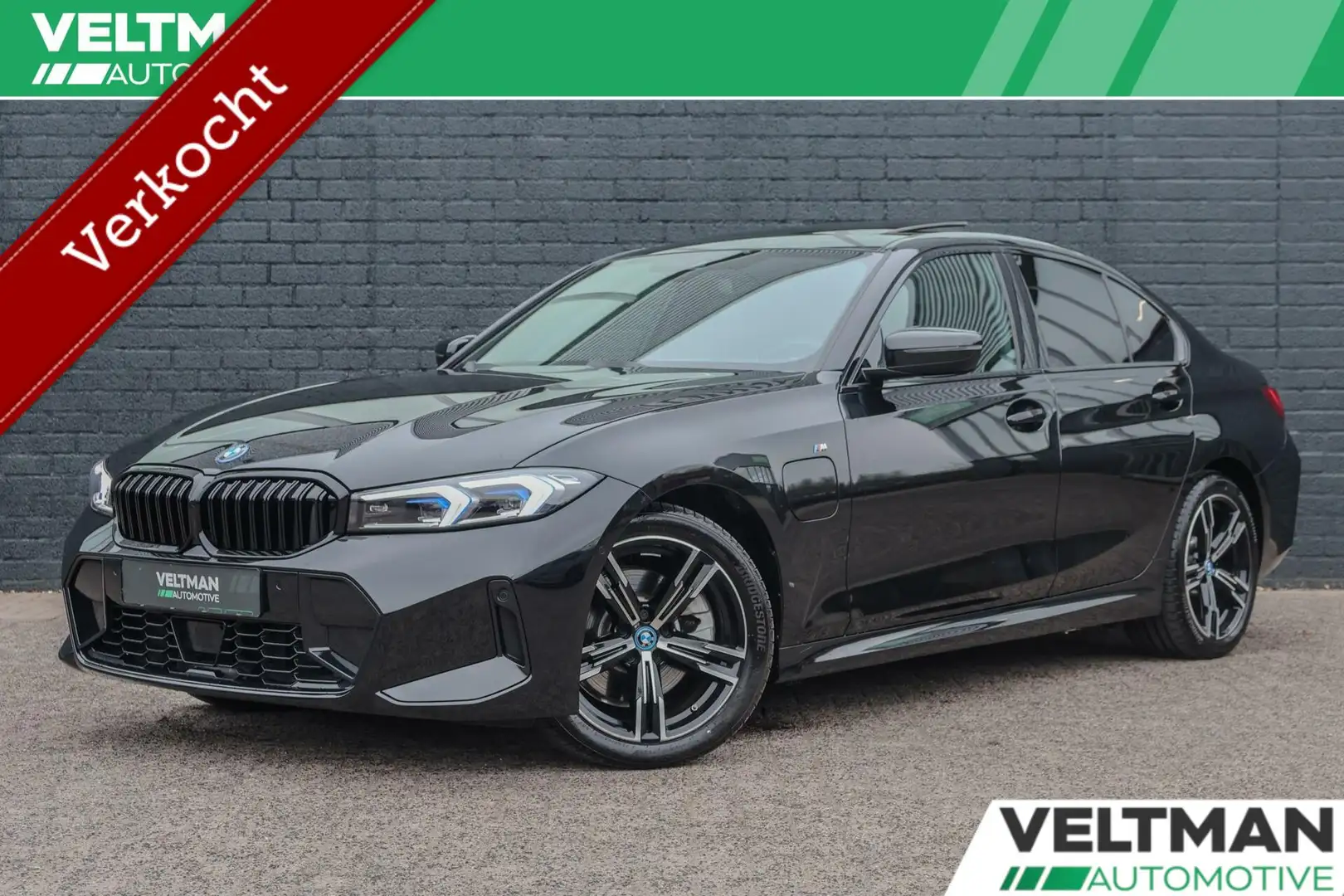 BMW 330 3-serie 330e xDrive M-sport PANO CAMERA ACC STUUR/ Zwart - 1