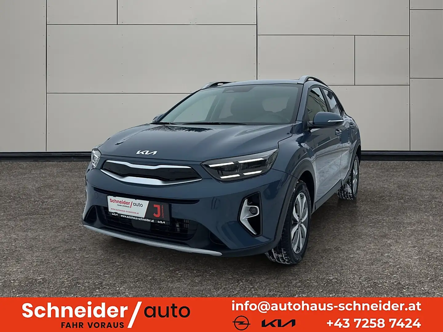 Kia Stonic 1,0 TGDI GPF ISG Gold DCT Aut. Blau - 1