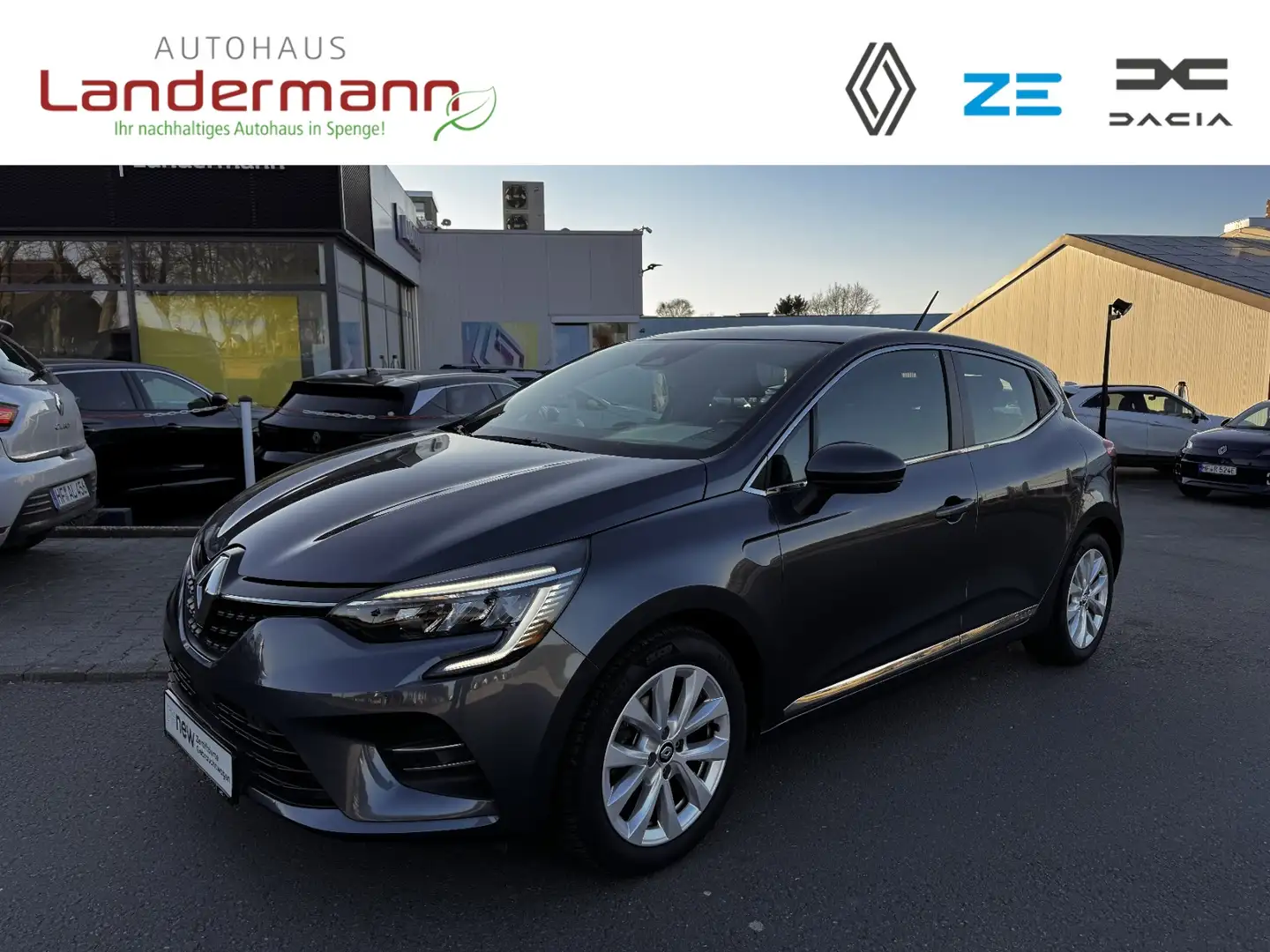 Renault Clio INTENS TCe 100 LPG RFK+NAVI+PDC+SITZH+LED Grau - 1