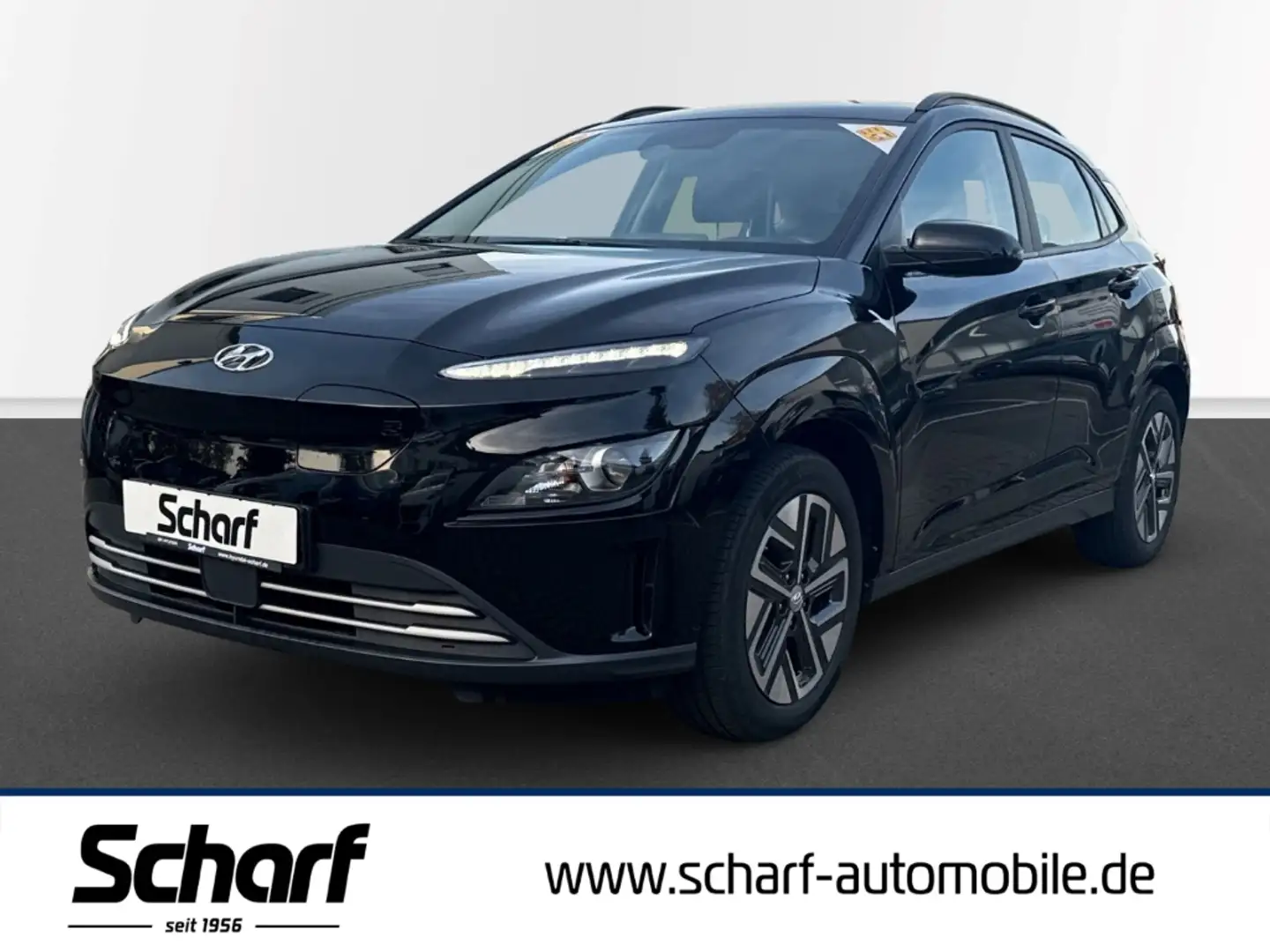 Hyundai KONA EV 2WD Select ACC Auto Klimaautom PDC Rü.CAM SHZ Schwarz - 1