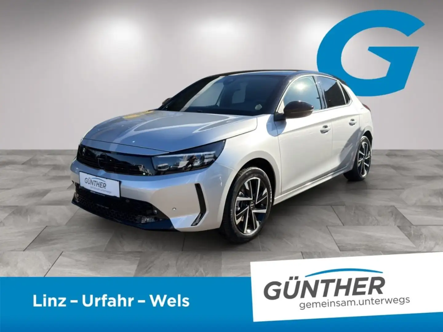 Opel Corsa GS 1.2 Direct Injection Turbo Silber - 1