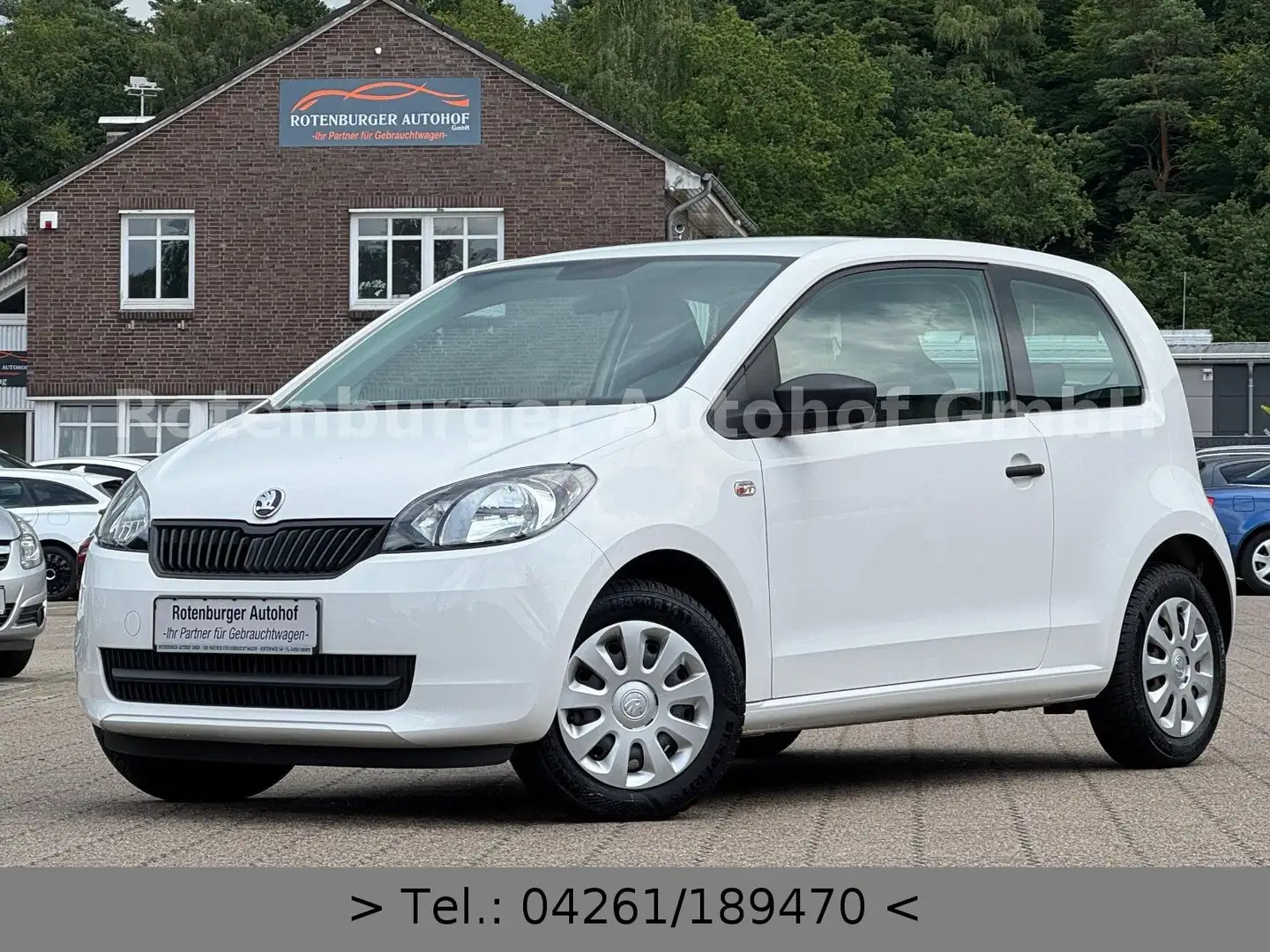 Skoda Citigo 1.0 MPI*COOL*EDITION*KLIMA*1.HAND*TÜV NEU Weiß - 1