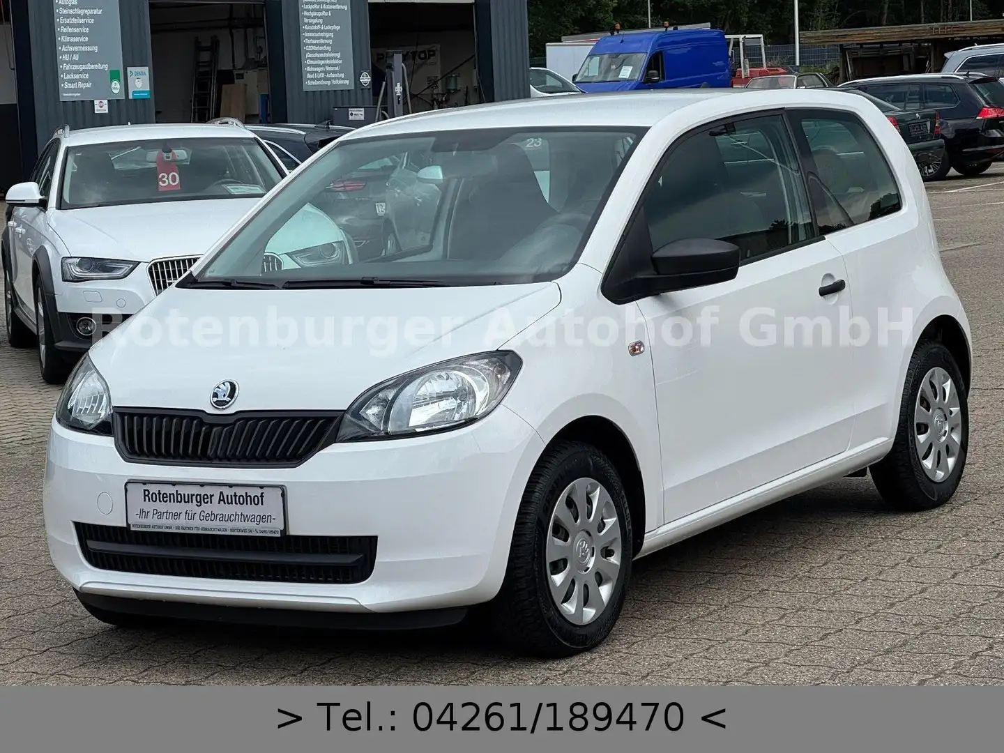 Skoda Citigo 1.0 MPI*COOL*EDITION*KLIMA*1.HAND*TÜV NEU Weiß - 2