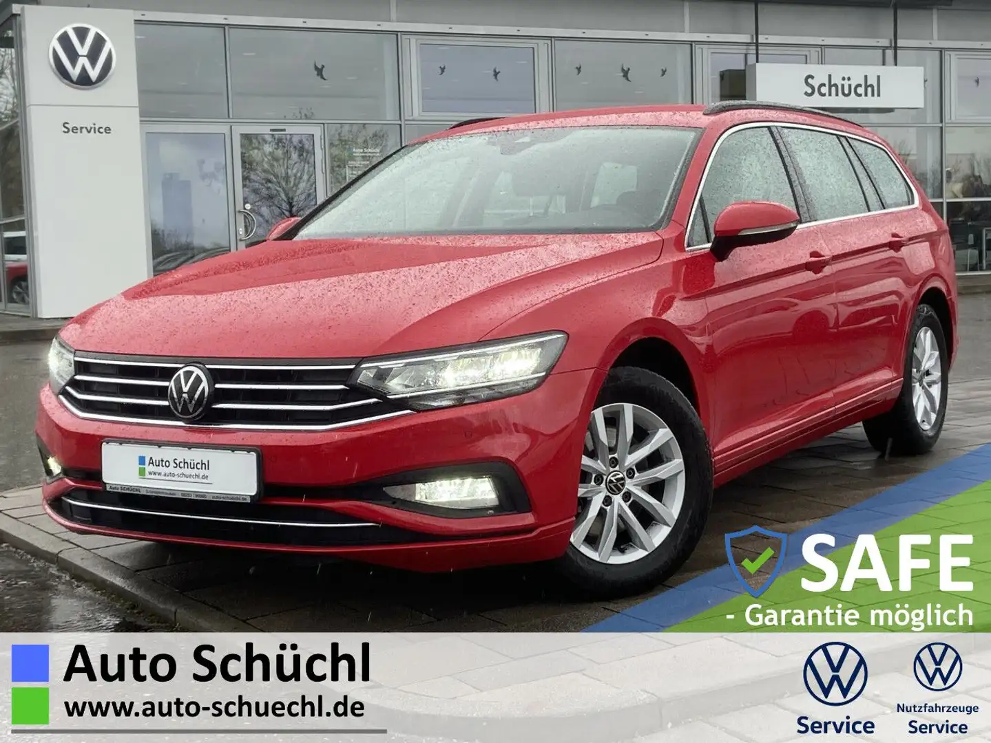 Volkswagen Passat Variant 2.0 TDI DSG BUSINESS NAVI+LED+KAM Rot - 1