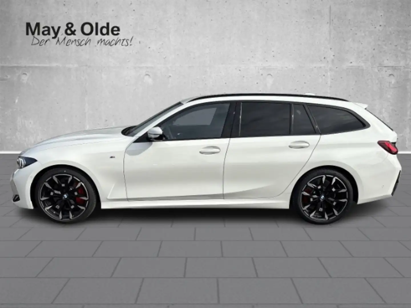 BMW 320 d Touring M-Sportpaket AHK Navi Memory Sitze LED-S Weiß - 2