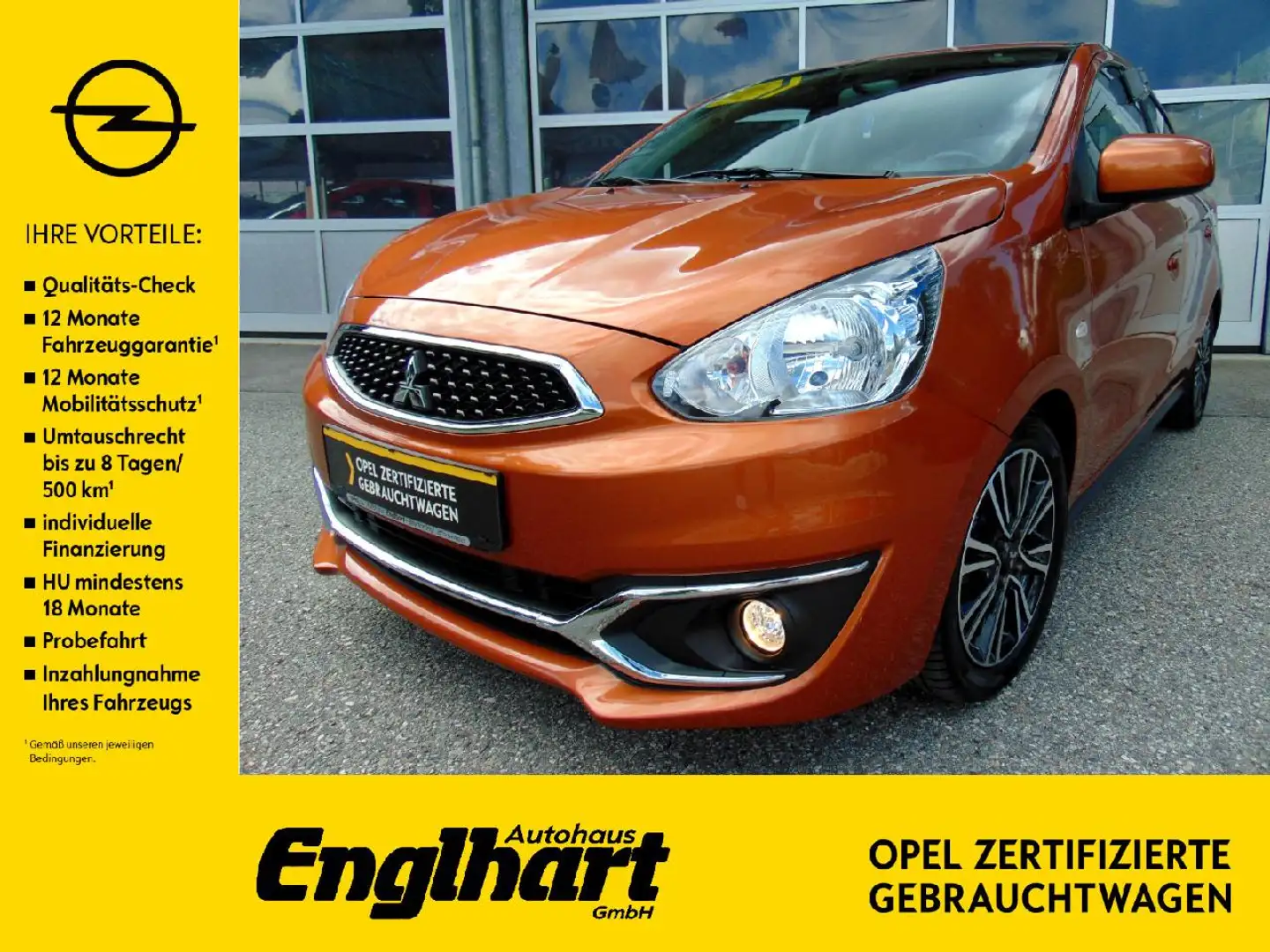 Mitsubishi Space Star Space Star 1.2 Edition 100+ Orange - 1