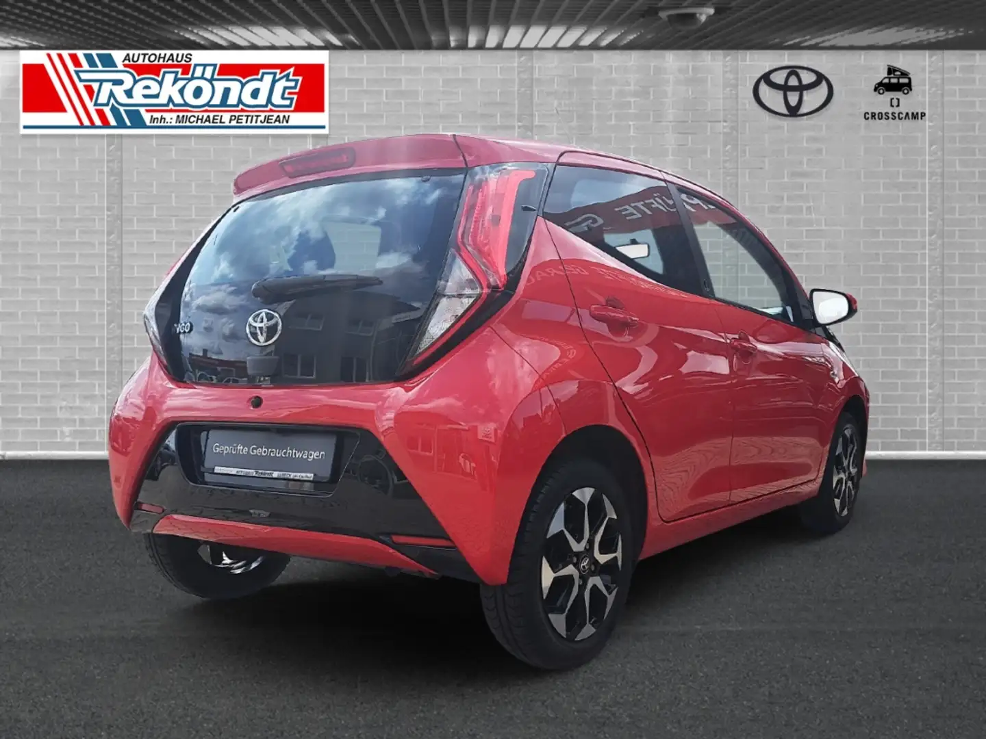 Toyota Aygo X-Play Team D 1.0 Klimaanlage, Rückfahrkamera, Adr Rot - 2