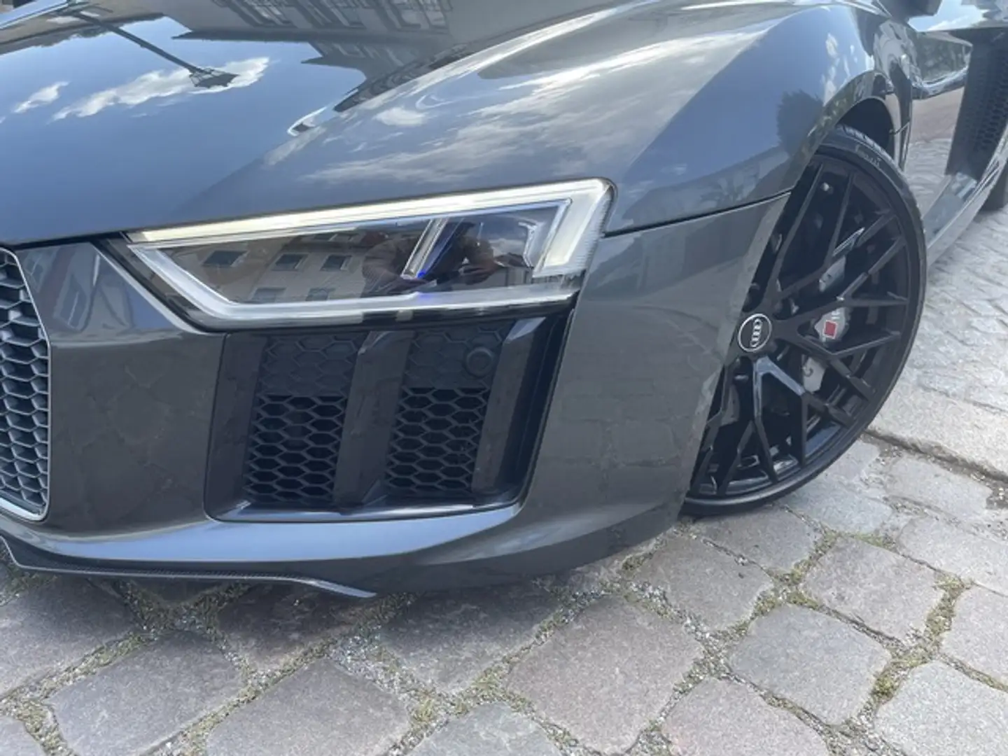 Audi R8 Spyder 5.2 FSI Quattro CARBON*B&O*KAM*CERAMIK Gris - 2