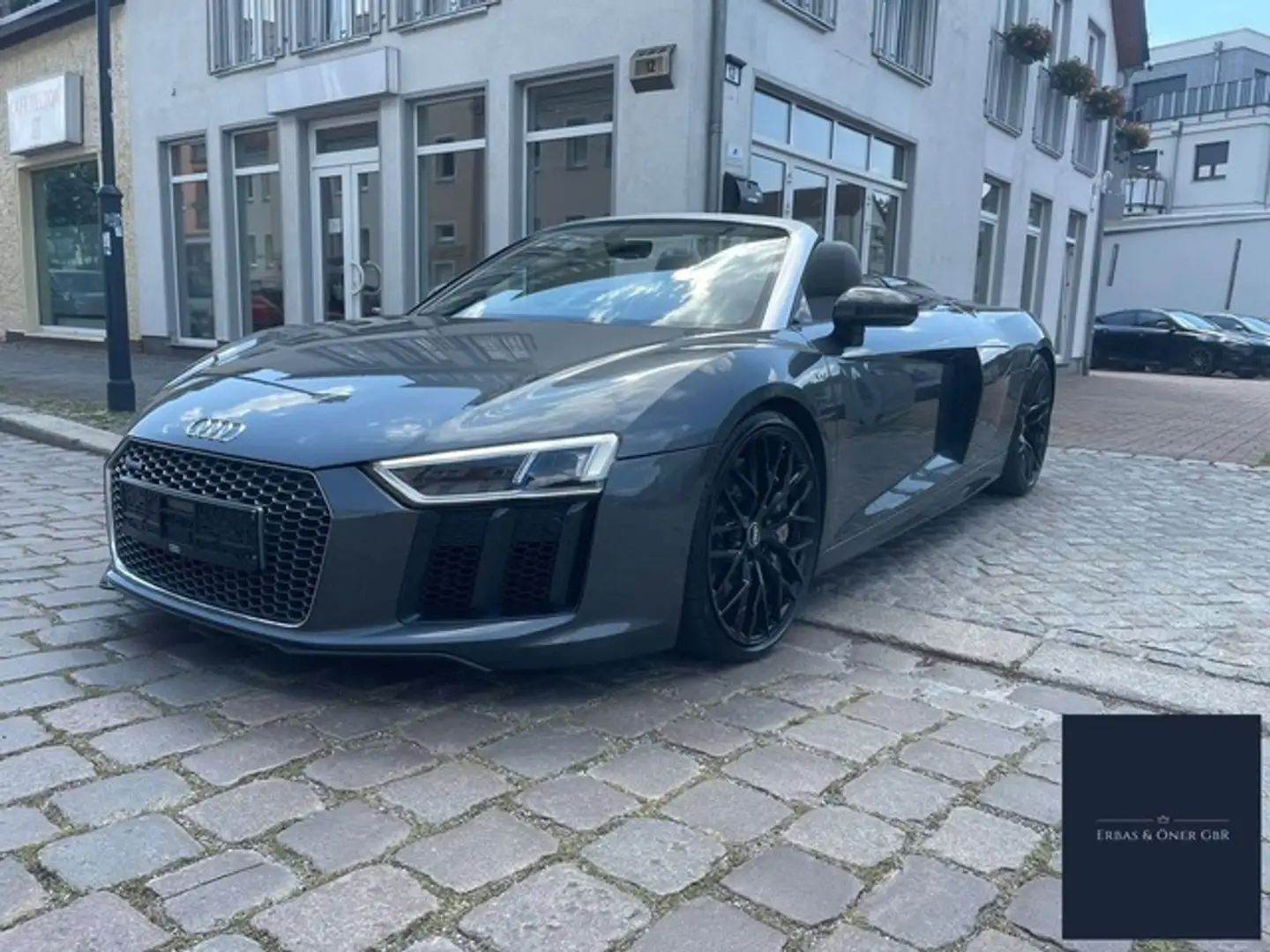 Audi R8 Spyder 5.2 FSI Quattro CARBON*B&O*KAM*CERAMIK Gris - 1