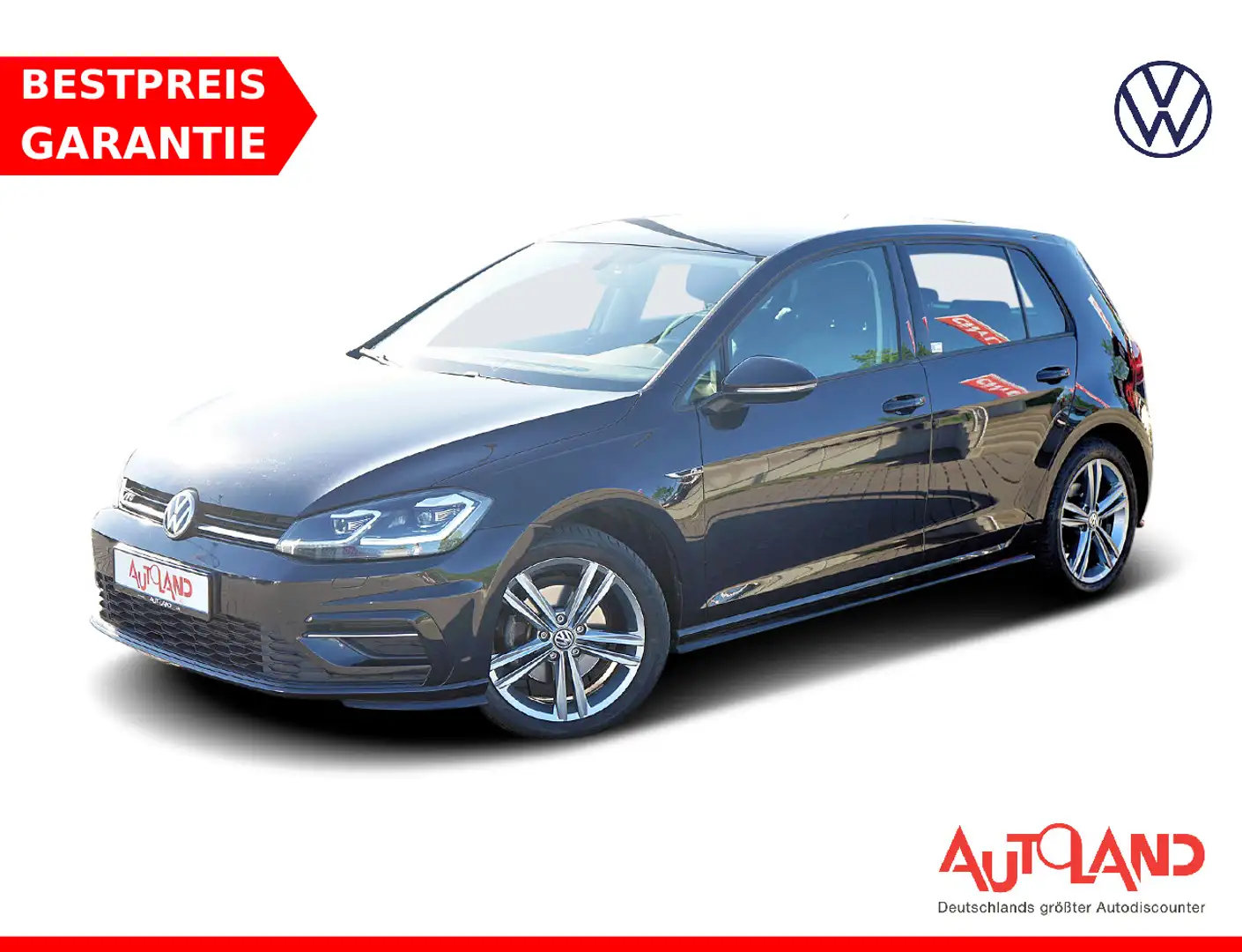 Volkswagen Golf VII 1.4 TSI R-Line VC LED ACC Navi Keyless Noir - 1