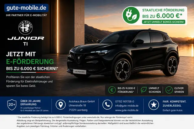 Alfa Romeo Junior Ti   Technologiepaket Inkl.   Begrenzte Stückzahl