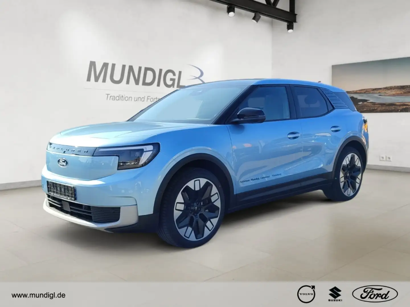 Ford Explorer Premium PANO AHK Navi Memory ACC RFK 360° LRH SHZ Albastru - 1