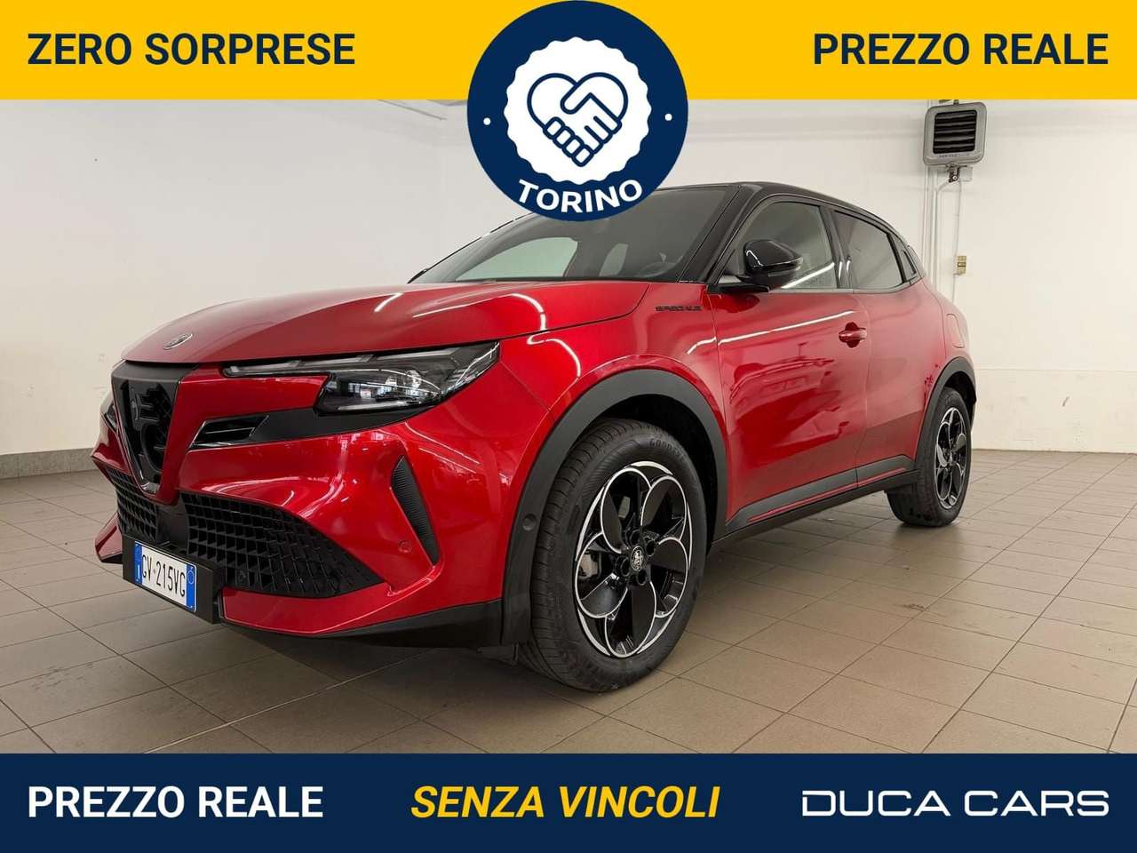 Alfa Romeo Junior BEV 156CV/115kW elettrica SPECIALE Sabelt