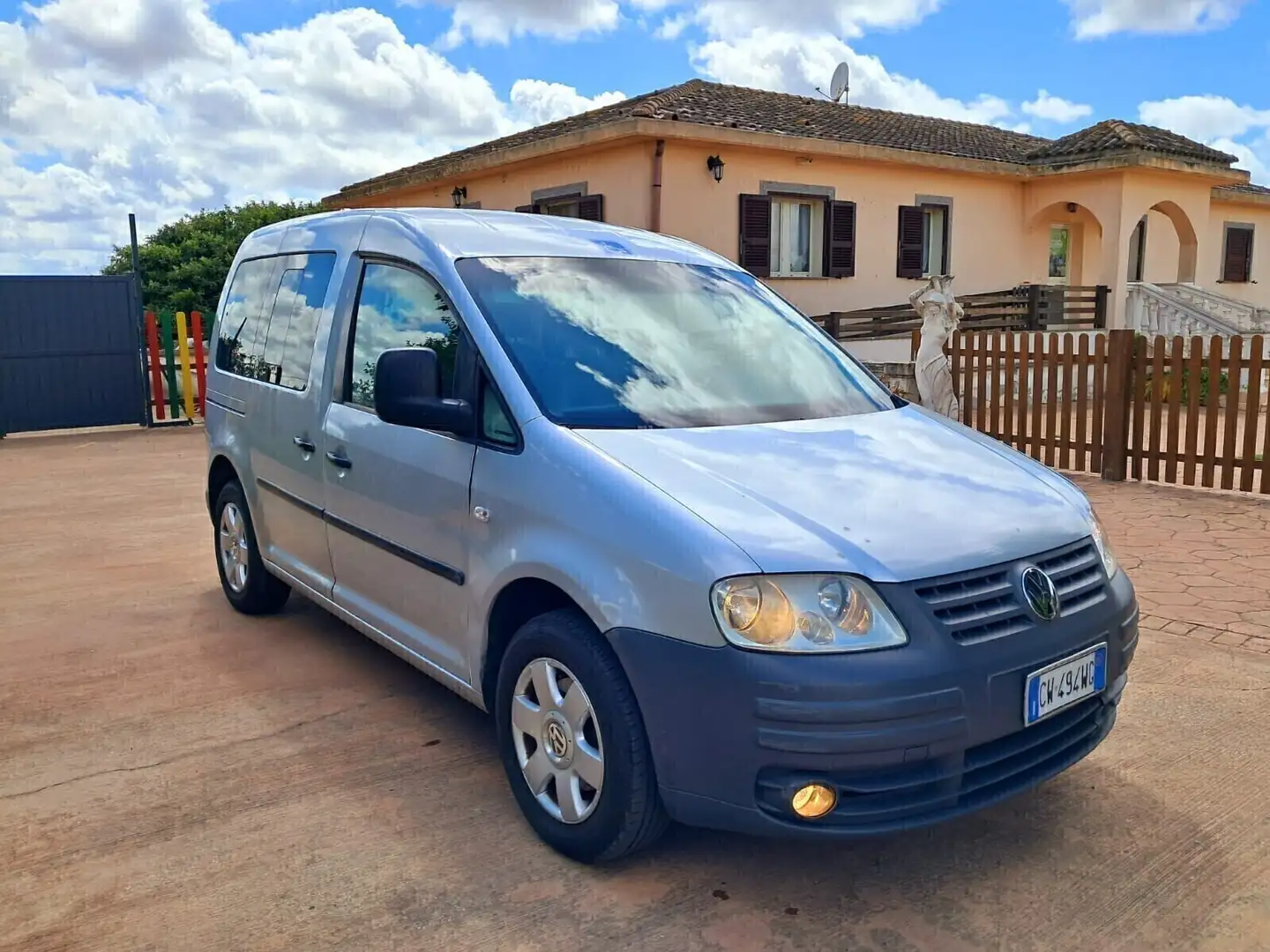 Volkswagen Caddy 1.9 TDI PIANALE RIBASSATO TRASPORTO DISABILI UNIPR Argento - 2
