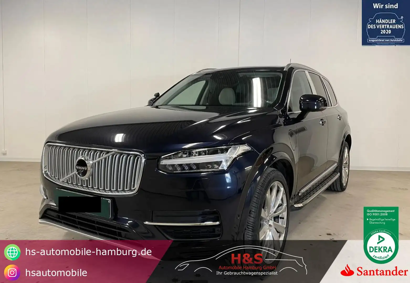 Volvo XC90 Excellence Plug-In Hybrid AWD Blau - 1